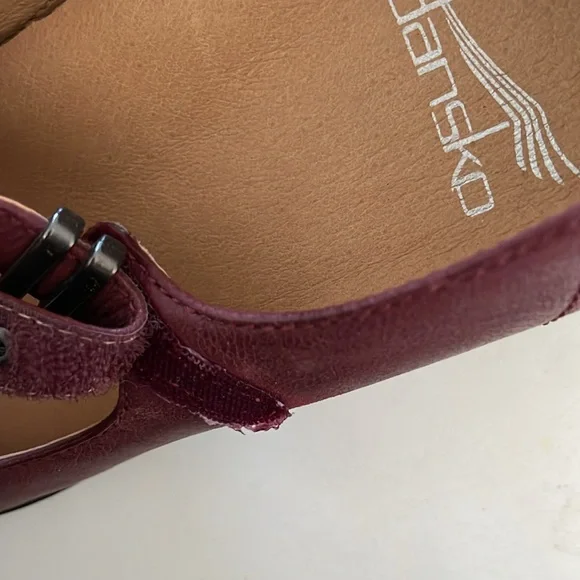 Worn twice 36-6.5 Dansko Callista Mary Jane Arch Support adjustabale Strap - Picture 6 of 13